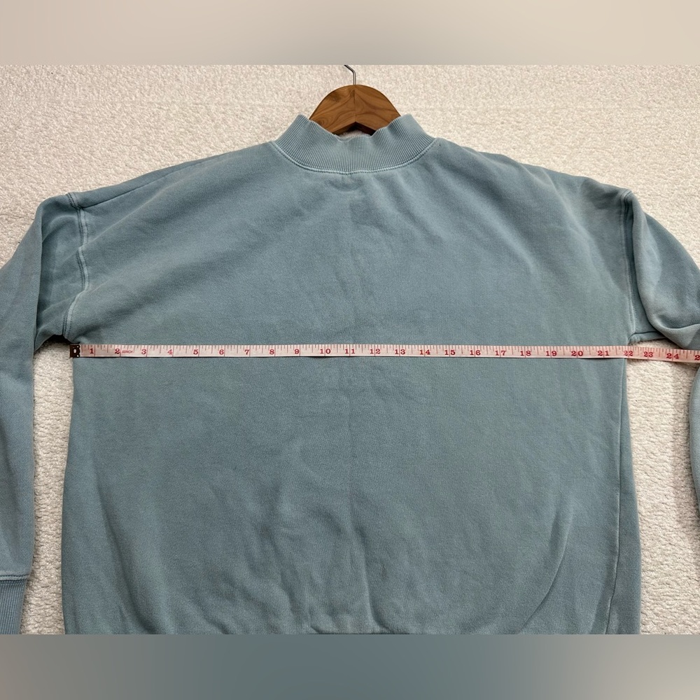 dip Women’s Mock Neck Sweatshirt Blue Size Small - Picture 5 of 5